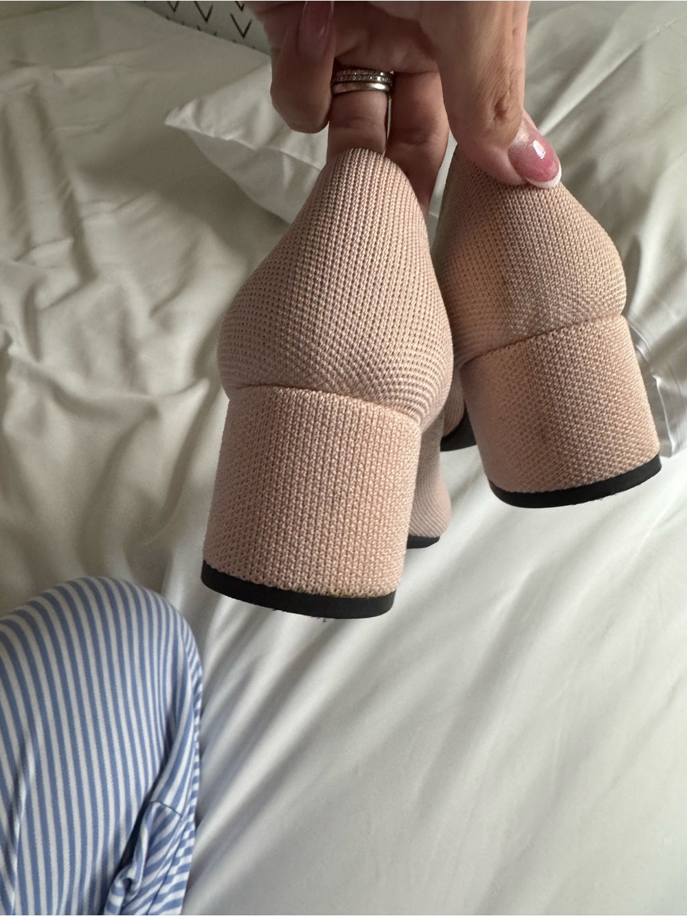 Rothy's Pink Mary Jane Block Heel Pumps - Picture 11 of 13